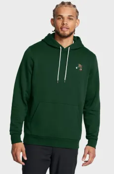 Мужское зеленое худи UA Icon Goin Undr Hoodie Зеленый M Under Armour 1387135-301