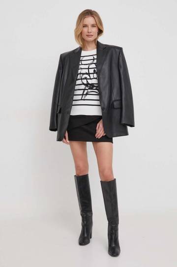 Юбка Desigual цвет чёрный mini расклешённая Юбка Desigual цвет чёрный mini расклешённая
