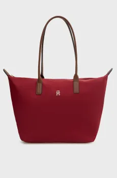 Женская красная сумка POPETTE TOTE Красный ONESIZE Tommy Hilfiger AW0AW17711