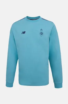 Мужской голубой лонгслив ФК «Динамо» Київ Travel Голубой L New Balance MT62U6VRSRF