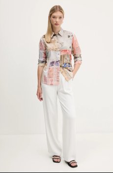 Хлопковая рубашка Desigual PHOTOPOST