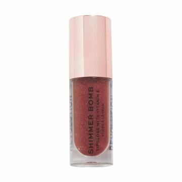 Блеск для губ Makeup Revolution Shimmer Bomb Lipgloss, Lustre, 4.5 мл Блеск для губ Makeup Revolution Shimmer Bomb Lipgloss, Lustre, 4.5 мл
