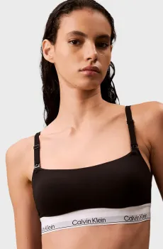 Женский черный бюстгальтер для кормления LIGHTLY LINED MATERNITY BRALETTE Черный S Calvin Klein 000QF7905E