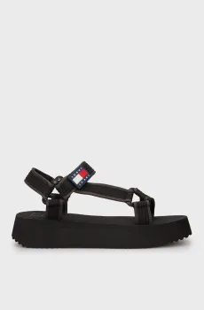 Женские черные сандалии EVA Черный 37 Tommy Jeans EN0EN02747