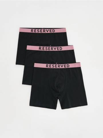 Reserved - Боксери подовжені, 3 штук - чорний - 581CS-99X Reserved - Боксери подовжені, 3 штук - чорний - 581CS-99X
