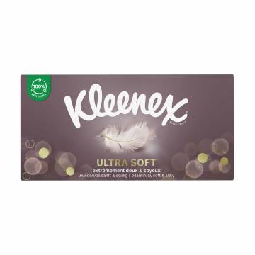 Косметические салфетки Kleenex Ultra Soft в коробке, 64 шт Косметические салфетки Kleenex Ultra Soft в коробке, 64 шт