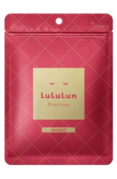 Антивозрастная увлажняющая тканевая маска для лица Lululun Precious Moist Red, 7 шт