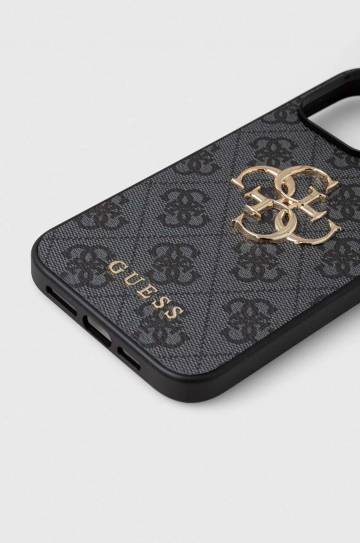Чехол на телефон Guess iPhone 15 Pro Max 6.7 цвет серый Чехол на телефон Guess iPhone 15 Pro Max 6.7 цвет серый