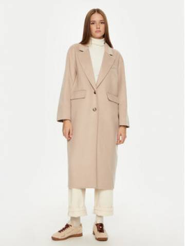 American Vintage Вовняне пальто Dadoulove DADO17KH24 Бежевий Oversize American Vintage Вовняне пальто Dadoulove DADO17KH24 Бежевий Oversize