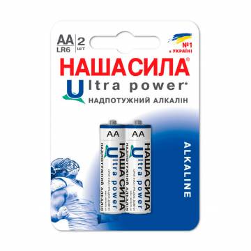 Батарейки НАША СИЛА Ultra Power LR6, 2 шт