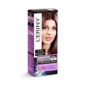 Стойкая крем-краска для волос LERINY Permanent Hair Color Cream 4.05 Красно-шоколадный трюфель, 115 мл Стойкая крем-краска для волос LERINY Permanent Hair Color Cream 4.05 Красно-шоколадный трюфель, 115 мл