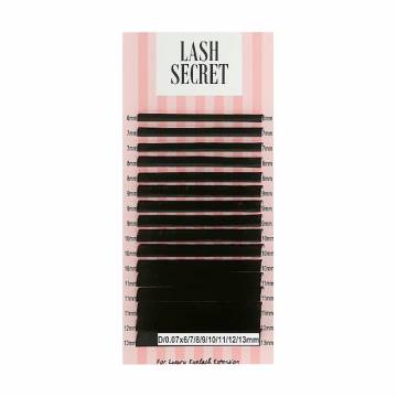 Накладные ресницы Lash Secret черные, 16 линий (mix, 0.07, D, 6-13) Накладные ресницы Lash Secret черные, 16 линий (mix, 0.07, D, 6-13)