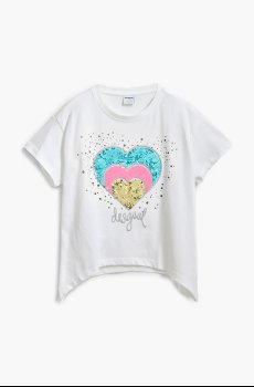 Детская хлопковая футболка Desigual
