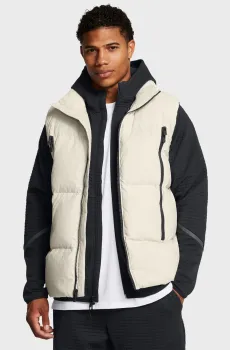 Мужской бежевый жилет LIMITLESS DOWN VEST Бежевый S Under Armour 1384642-110