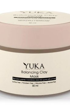 Балансирующая глиняная маска для лица Yuka Balancing Clay Mask для молодой кожи, 50 мл