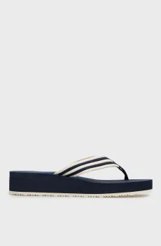 Женские вьетнамки в полоску SUMMER Синий 38 Tommy Hilfiger FW0FW09196