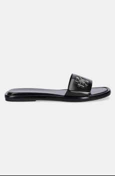 Кожаные шлепанцы Tory Burch T Lock Slide
