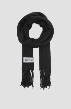 Женский черный шарф Черный ONESIZE Guess AW9961.WOL03;BLA