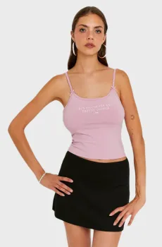 Женский розовый топ Розовый M Tally Weijl SSLCOGRECO2