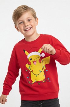 Світшот із принтом Pokemon - червоний