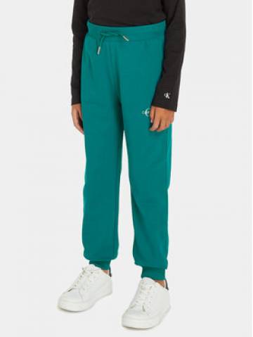 Calvin Klein Jeans Спортивні штани Monogram Logo IU0IU00285 Зелений Regular Fit Calvin Klein Jeans Спортивні штани Monogram Logo IU0IU00285 Зелений Regular Fit