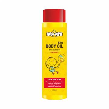 Детское масло для тела Кря-Кря Baby Body Oil с календулой, 230 мл Детское масло для тела Кря-Кря Baby Body Oil с календулой, 230 мл