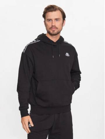Kappa Світшот 313007 Чорний Regular Fit Kappa Світшот 313007 Чорний Regular Fit