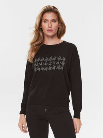 Liu Jo Светр MF3365 MS14G Чорний Regular Fit Liu Jo Светр MF3365 MS14G Чорний Regular Fit