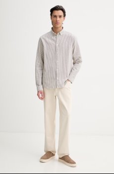 Рубашка с добавлением льна Les Deux Konrad