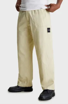 Мужские бежевые брюки Бежевый L Calvin Klein Jeans J30J325126