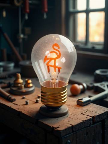 Декоративна LED-лампа у формі лампочки Едісона - пастельний рожевий Декоративна LED-лампа у формі лампочки Едісона - пастельний рожевий