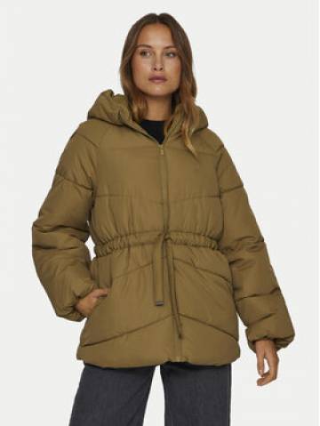 Vila Пуховик Bumble 14098374 Коричневий Loose Fit Vila Пуховик Bumble 14098374 Коричневий Loose Fit