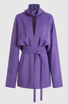 Фиолетовое платье мини Ettora