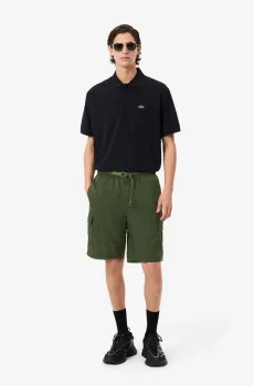 Мужские зеленые шорты Зеленый M Lacoste GH0041HCF