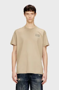 Мужская бежевая футболка T-NORM-V13 Бежевый L Diesel A20975 0QIAM
