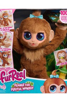 Интерактивная игрушка Furreal Игривая обезьянка Арахис, с бутылочкой, от 4 лет (28113)