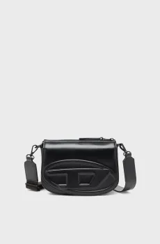 Черная кожаная сумка 1DR Черный ONESIZE Diesel X10223 PR818