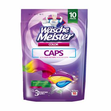 Капсулы для стирки Wasche Meister Color, 10 стирок, 10 шт