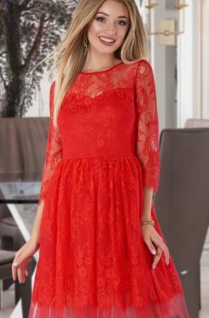 Сукнi норма Lemanta Гіпюрова сукня пачка 44 (УТ000052887)