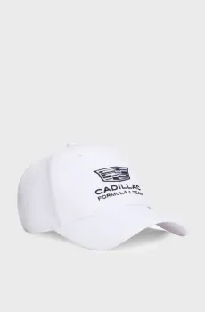 Мужская белая кепка TH x Cadillac Formula 1® Team Белый ONESIZE Tommy Hilfiger AU0AU02100
