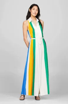 Женское платье THC PREPPY PLEATED Разноцветный M Tommy Hilfiger WW0WW40940