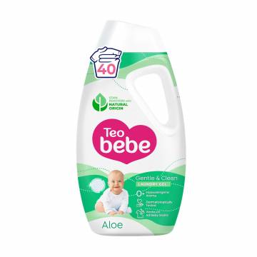 Гель для стирки Teo Bebe Gentle & Clean Aloe для детских вещей, 40 стирок, 1.8 л Гель для стирки Teo Bebe Gentle & Clean Aloe для детских вещей, 40 стирок, 1.8 л