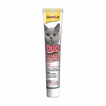 Паста для кошек с чувствительным пищеварением GimCat Duo Paste Anti-Hairball Солод и курица, 50 г Паста для кошек с чувствительным пищеварением GimCat Duo Paste Anti-Hairball Солод и курица, 50 г