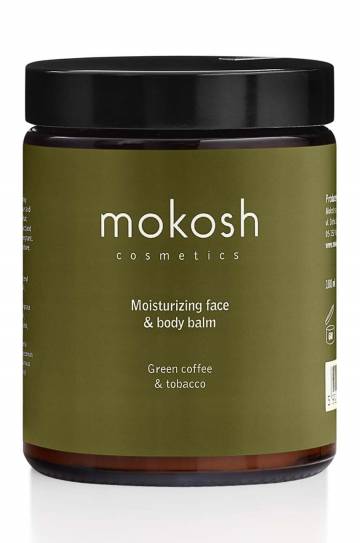 Увлажняющий бальзам для лица и тела Mokosh Zielona Kawa & Tytoń 180 ml