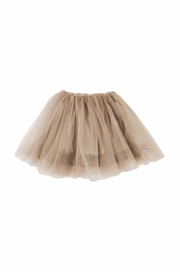Детская юбка Donsje Pien Skirt цвет бежевый mini расклешённая 4035400 Детская юбка Donsje Pien Skirt цвет бежевый mini расклешённая 4035400