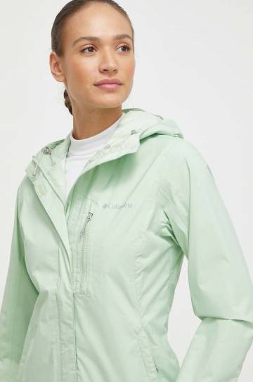 Куртка outdoor Columbia Pouring Adventure II цвет зелёный переходная Куртка outdoor Columbia Pouring Adventure II цвет зелёный переходная