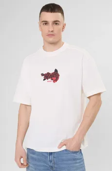 Мужская белая футболка Белый L HUGO 50564642;102