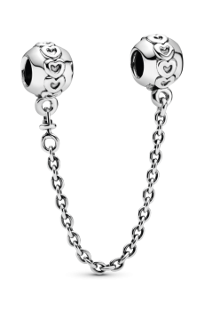 Намистина з ланцюжком із сердець