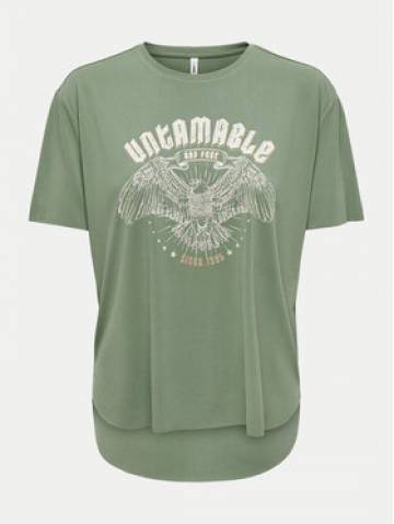 ONLY Футболка Free 15325533 Зелений Regular Fit ONLY Футболка Free 15325533 Зелений Regular Fit