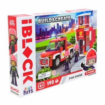 Детский конструктор iBlock Junior Пожарная станция, 193 элемента, от 6 лет, 24*16*6 см (KH43/002/1) Детский конструктор iBlock Junior Пожарная станция, 193 элемента, от 6 лет, 24*16*6 см (KH43/002/1)